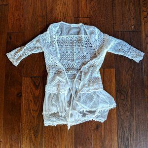 white light long sleeve/tunic